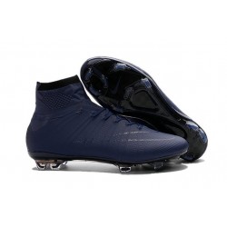 Cristiano Ronaldo CR Chaussure 2016 Nike Mercurial Superfly FG Bleu Royal