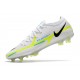 Crampon Nike Phantom GT2 Elite FG Ballon Gris Bleu Foncé Marina