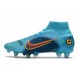 Nike Mercurial Superfly 8 Elite SG-Pro AC Bleu Chlorine Orange Laser Marina