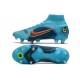 Nike Mercurial Superfly 8 Elite SG-Pro AC Bleu Chlorine Orange Laser Marina