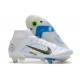 Nike Mercurial Superfly 8 Elite SG-Pro AC Ballon Gris Bleu Foncé