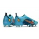 Nike Mercurial Vapor 14 Elite SG-Pro AC Hommes Bleu Chlorine Orange Laser Marina