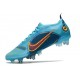 Nike Mercurial Vapor 14 Elite SG-Pro AC Hommes Bleu Chlorine Orange Laser Marina