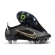 Nike Mercurial Vapor 14 Elite SG-Pro AC Hommes Noir Or Métallique Argent Métallique