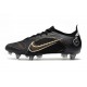 Nike Mercurial Vapor 14 Elite SG-Pro AC Hommes Noir Or Métallique Argent Métallique