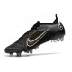 Nike Mercurial Vapor 14 Elite SG-Pro AC Hommes Noir Or Métallique Argent Métallique