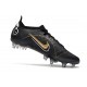 Nike Mercurial Vapor 14 Elite SG-Pro AC Hommes Noir Or Métallique Argent Métallique