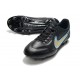 Chaussures Nike Tiempo Legend 9 Elite FG Noir Or Bleu