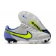 Chaussures Nike Tiempo Legend 9 Elite FG Gris Brouillard Volt Sapphire