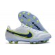 Chaussures Nike Tiempo Legend 9 Elite FG Blanc Bleu