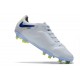 Chaussures Nike Tiempo Legend 9 Elite FG Blanc Bleu