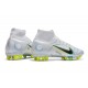 Nike Mercurial Superfly VIII Elite AG Ballon Gris Bleu Foncé