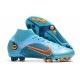 Nike Mercurial Superfly VIII Elite AG Bleu Chlorine Orange Laser Marina