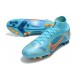 Nike Mercurial Superfly VIII Elite AG Bleu Chlorine Orange Laser Marina