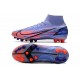 Nike Mercurial Superfly VIII Elite AG Mbappé Chardon Clair Argent Métallique