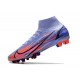 Nike Mercurial Superfly VIII Elite AG Mbappé Chardon Clair Argent Métallique