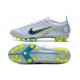 Nike Mercurial Vapor XIV Elite AG Chaussure Ballon Gris Bleu Foncé