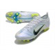 Nike Mercurial Vapor XIV Elite AG Chaussure Ballon Gris Bleu Foncé