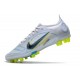 Nike Mercurial Vapor XIV Elite AG Chaussure Ballon Gris Bleu Foncé