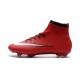 Nouvelles 2016 Nike Mercurial Superfly FG ACC Crampons Football Rouge Noir Blanc