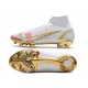 Nike Crampons Football Mercurial Superfly 6 Elite CR7 FG - Blanc Or