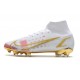 Nike Crampons Football Mercurial Superfly 6 Elite CR7 FG - Blanc Or