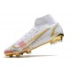 Nike Crampons Football Mercurial Superfly 6 Elite CR7 FG - Blanc Or