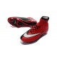 Nouvelles 2016 Nike Mercurial Superfly FG ACC Crampons Football Rouge Noir Blanc