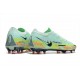 Crampon Nike Phantom GT2 Elite FG Menthe Mousse Noirened Bleu Fantôme