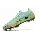 Crampon Nike Phantom GT2 Elite FG Menthe Mousse Noirened Bleu Fantôme