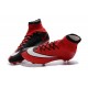 Nouvelles 2016 Nike Mercurial Superfly FG ACC Crampons Football Rouge Noir Blanc