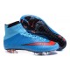 Cristiano Ronaldo CR Chaussure 2016 Nike Mercurial Superfly FG Bleu Rouge