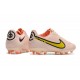 Chaussures Nike Tiempo Legend 9 Elite FG Rose Jaune