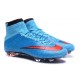 Cristiano Ronaldo CR Chaussure 2016 Nike Mercurial Superfly FG Bleu Rouge