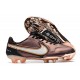 Chaussures Nike Tiempo Legend 9 Elite FG Violet Space Blanc