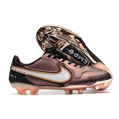 Chaussures Nike Tiempo Legend 9 Elite FG Violet Space Blanc