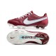 Nike Tiempo Legend 9 Elite FG Rouge Equipe Blanc Hibiscus Mystique