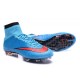 Cristiano Ronaldo CR Chaussure 2016 Nike Mercurial Superfly FG Bleu Rouge