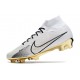 Nike Air Zoom Mercurial Superfly Elite 9 FG Blanc Or Noir
