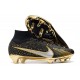 Nike Air Zoom Mercurial Superfly Elite 9 FG Noir Or Argent
