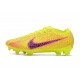 Nike Air Zoom Mercurial Vapor 15 Elite FG Homme Jaune Rose