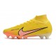 Nike Mercurial Superfly VIII Elite AG  Lucent - Jaune Crépuscule Barely Grape