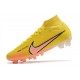 Nike Mercurial Superfly VIII Elite AG  Lucent - Jaune Crépuscule Barely Grape