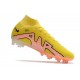 Nike Mercurial Superfly VIII Elite AG  Lucent - Jaune Crépuscule Barely Grape