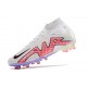 Nike Zoom Mercurial Superfly 9 Elite AG Blanc Noir Rouge