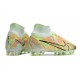 Nike Zoom Mercurial Superfly 9 Elite AG Bonded - Vert Bleu Orange