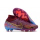 Nike Zoom Mercurial Superfly 9 Elite AG KM Foncé Betterave Mtlc Vivid Or