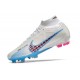 Nike Zoom Mercurial Superfly Elite IX FG Blanc Bleu