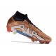 Nike Zoom Mercurial Superfly Elite IX FG Bronze Blanc Bleu