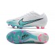 Nike Zoom Mercurial Vapor XV Elite FG Blanc Bleu Baltique Rose Indigo Brume